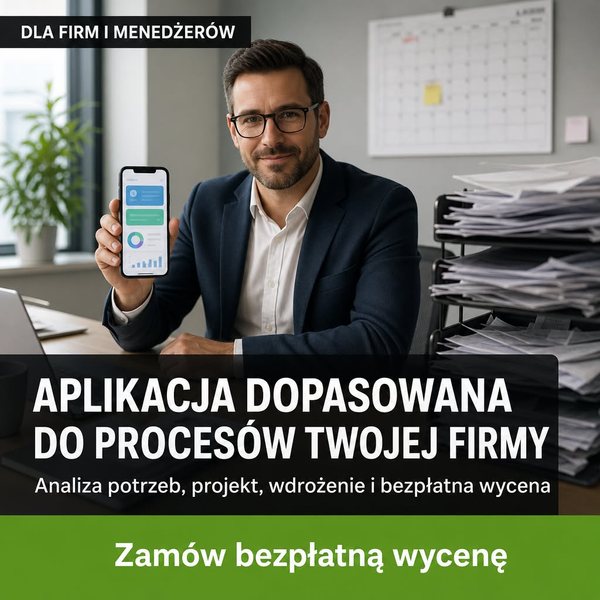 Reklama: aplikacja dopasowana do procesów firmy